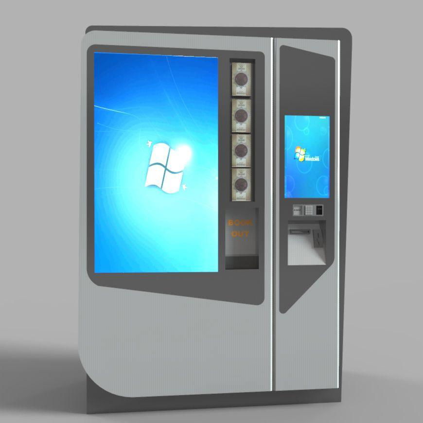 Books /Magazine /Newspaper Smart Lift Vending Machine Large Storage Capacity 