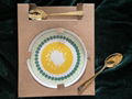 Bamboo fiber fruit plate salad plate spoon combination 3