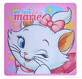 Fabric/rubber mouse pad with sublimation full color printing logo 5