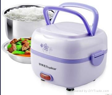 2014 stainless steel Electric lunch box and rice cooker 2