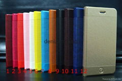 For iphone 6 leather Cover 4.7" 5.5" left right Flip Wallet Leather Cover Cases 