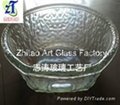Pedicure Spa Chair Glass Bowl with Sparkle from China  5