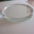 Die-casting glass table top art glass flat 3