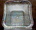 Pedicure Spa Chair Glass Bowl with Sparkle from China 