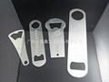 Stainless steel beer bottle opener