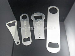 Stainless steel beer bottle opener