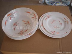 melamine dinner set