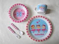 melamine baby dinner set 3