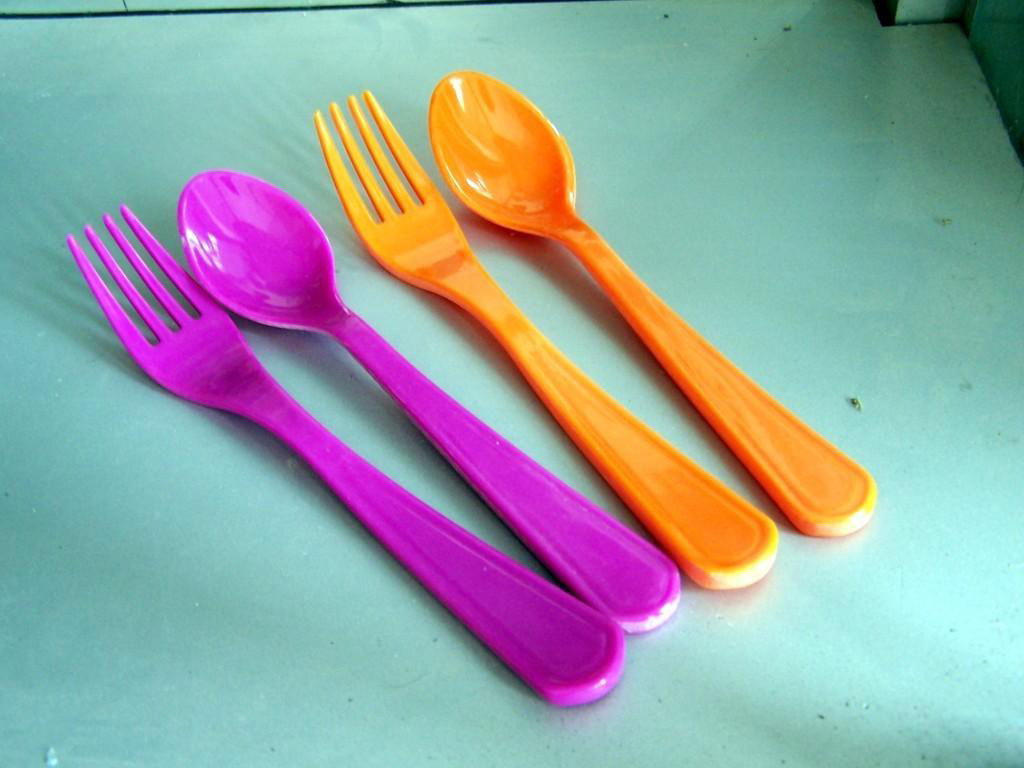 melamine tableware dish dinnerware bowl plate cup spoon fork 2