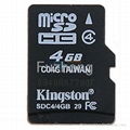 Micro SD card 4GB