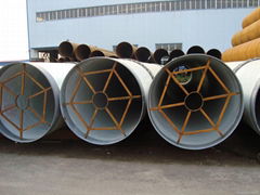 3PE EPOXY HOT DIP GALVANIZED SSAW PIPE