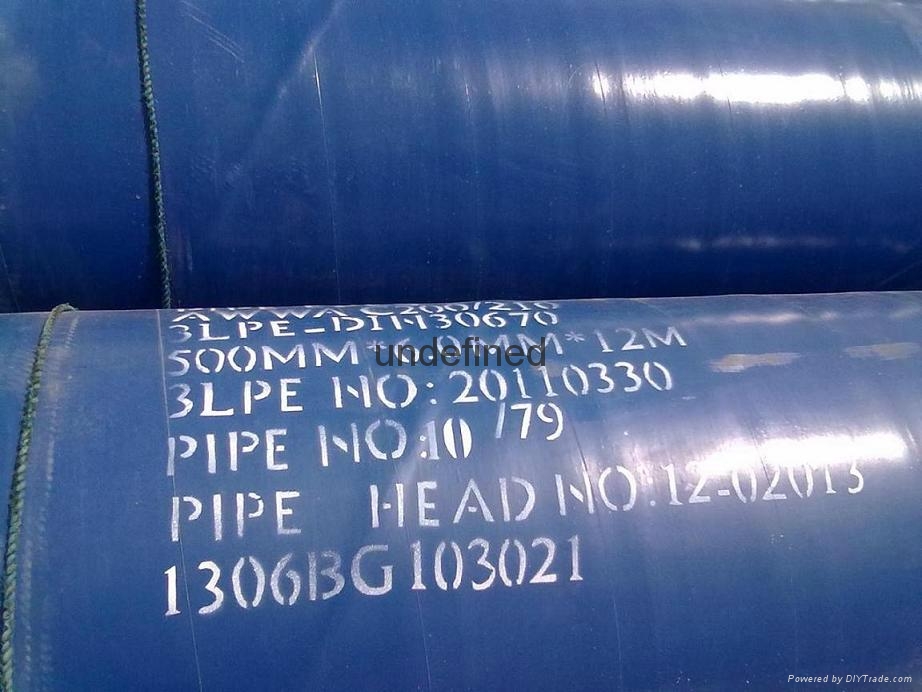 3PE EPOXY HOT DIP GALVANIZED SSAW PIPE 5