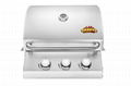 3 burner BUILT IN GAS BBQ GRILL 1