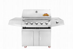 5 burner standing GAS BBQ GRILL