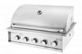 5 Burner BUILT IN GAS BBQ GRILL 2