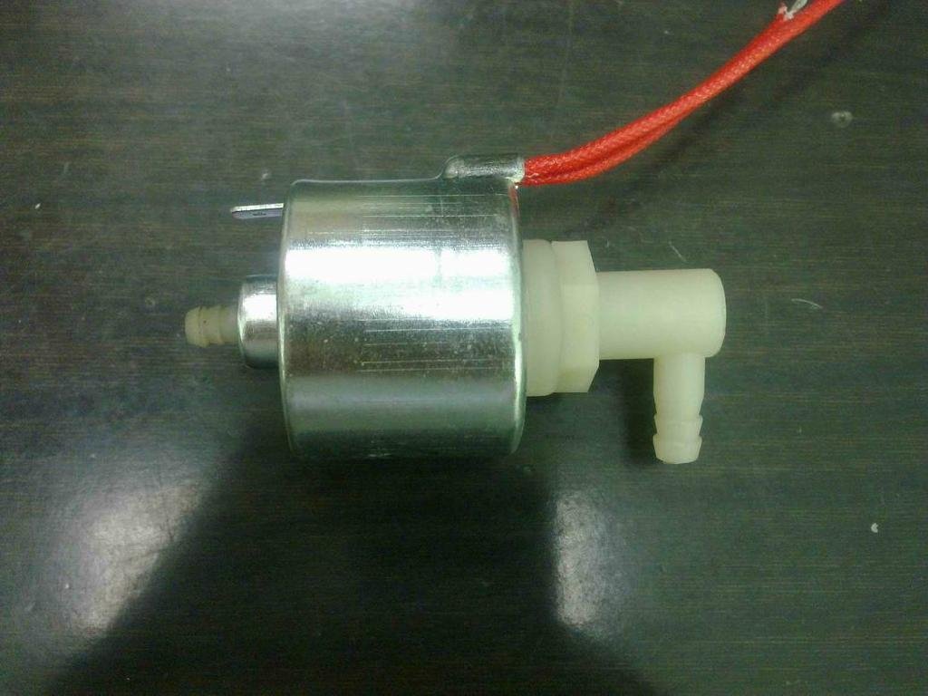 Metal miniature solenoid pump