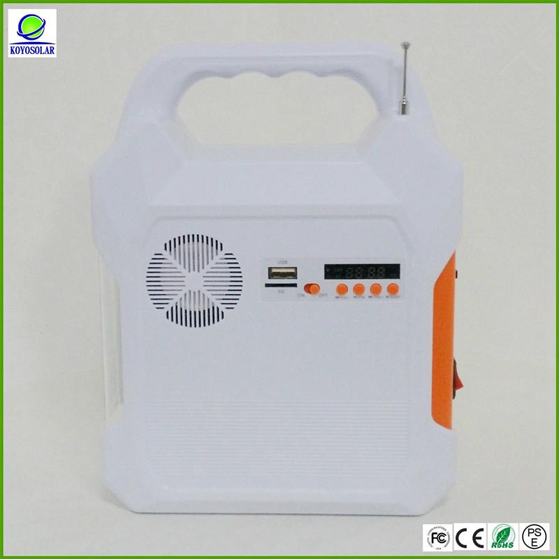 high quality portable solar power system with fm radio 4