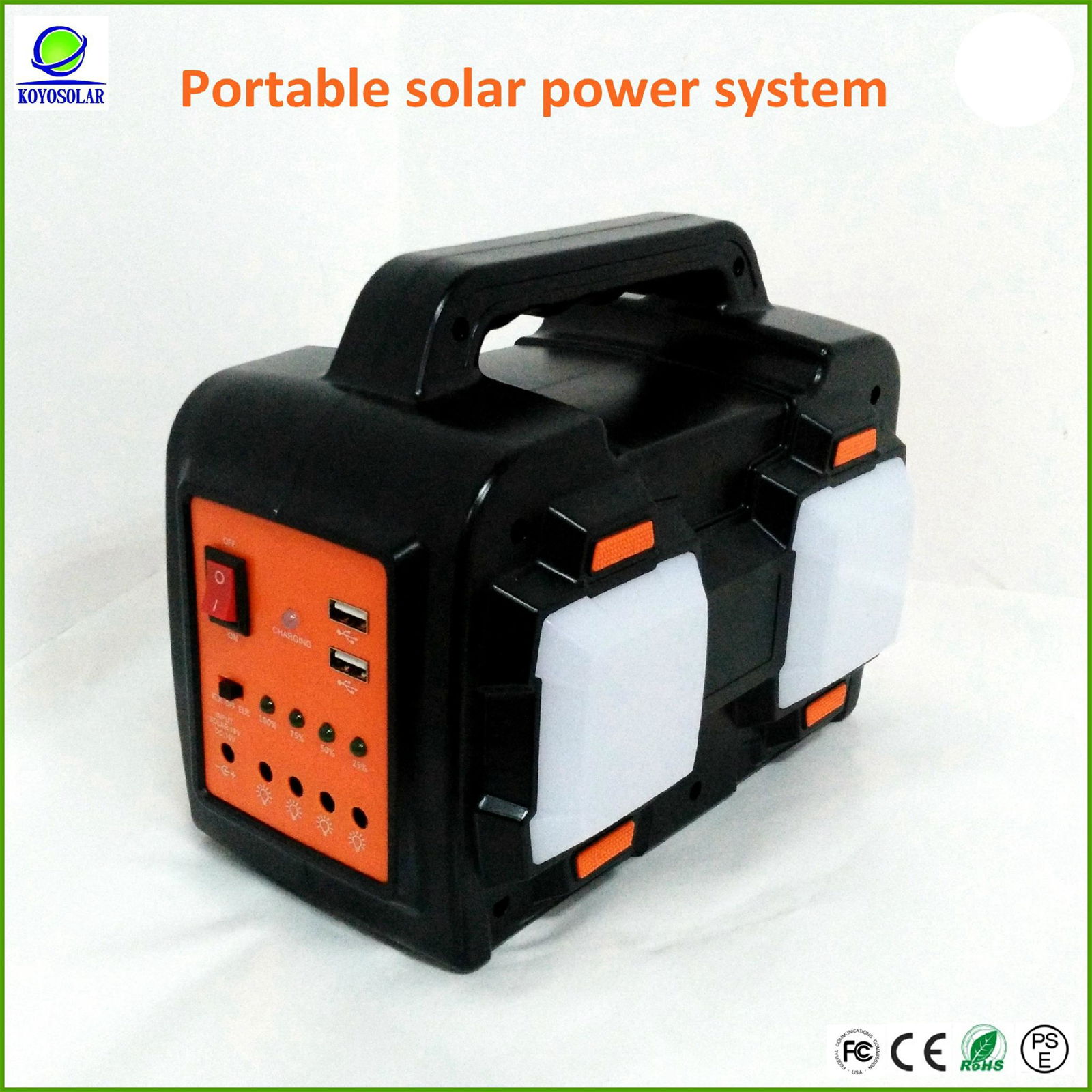 high quality portable solar power system with battery capacity indicator 4