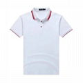 plain colors polyester cotton Short Sleeve custom logo polo t shirt 2