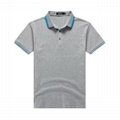 plain colors polyester cotton Short Sleeve custom logo polo t shirt 3