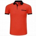 100% cotton uniform men's golf polo shirt with embroidered printing logo