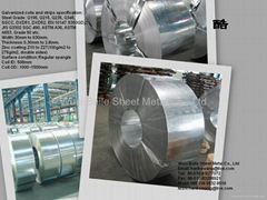 Galvanized steel strip