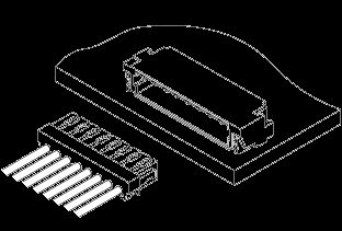 直銷D0801(SUR) 刺破式 0.8mm 微型連接器 接插件 膠殼端子 長江連接器 4