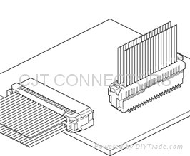 连接器 1.0mm(SHL,SHLD)连接器 SHLP-25V-S-B 针座-立贴卧贴 端子线束加工A1006 5
