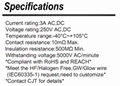 wire to board 2.5mm pitch CJTconn C2501(SYP/SYR) CONNECTORS 