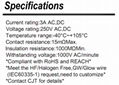 wire to board 2.5mm pitch A2504(NH) connectors H2P-SHF-AA 2