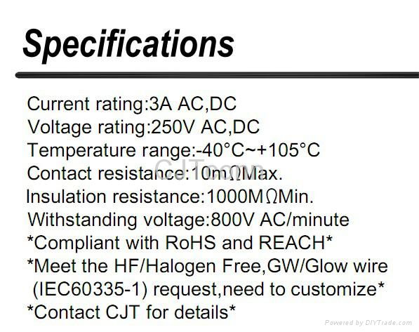 连接器2.0mm PHDA2006  CJT针座-立贴卧贴 FPC压接式家用连接器接插件 3