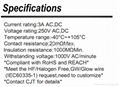 Electronic male and female CJT A2506 (equate to JAM JS ) Connectors 