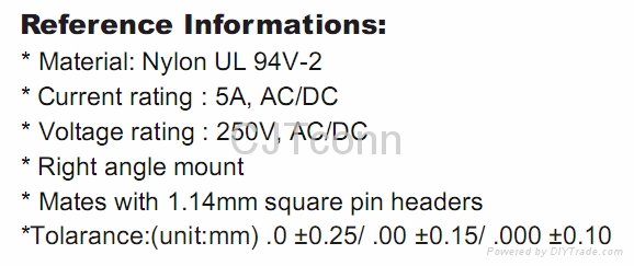 3.96mm pitch Board To Board Connectors CJTconn B3961 (41815/2145 )  2