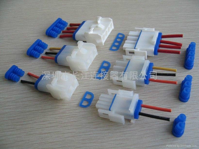 6.35mm pitch wire to board Waterproof connector China CJTconn  2