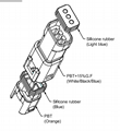 2.0mm 汽車連接器 02T-JWPF-VSLE-S / 02R-JWPF-VSLE-S 防水連接器