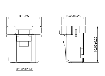 连接器2.0mm C2003 线对线连接器  PNIRR-02V PNIRP-02V-S 3