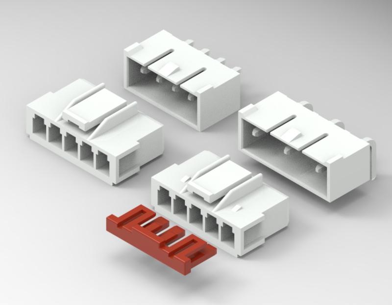 3.96mm pitch white housing connectorsTUV CONNECTORS 35156-0500 35156-0600 