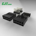 CJTconn 2.54mm pitch double connector Electronic male and female connector