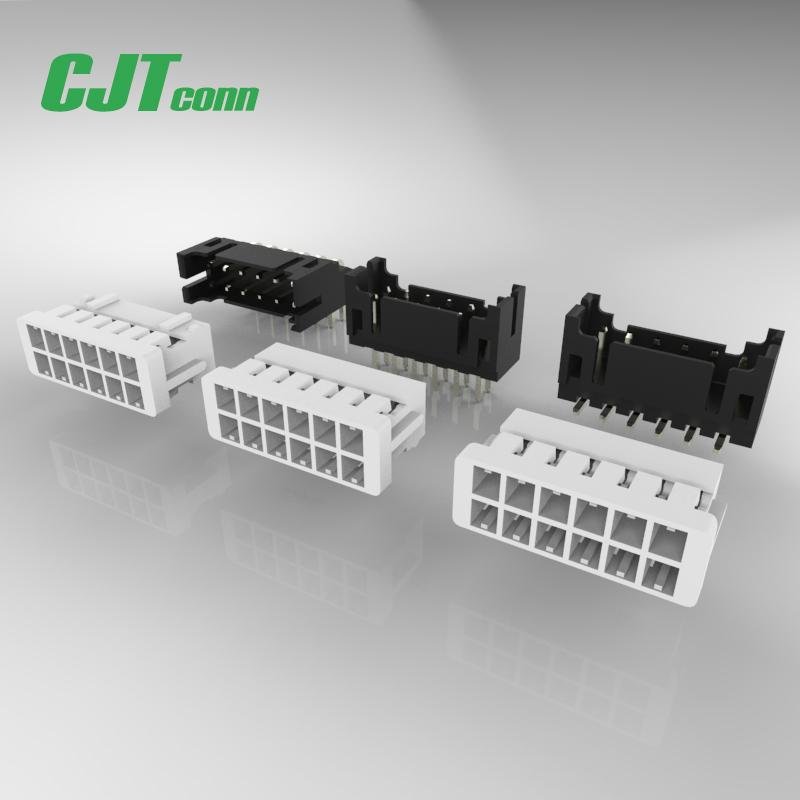接线端子2.0mm 2.0线对板黑色直插连接器 A2009 DF11-4DS-2C DF11-6DS-2C  1