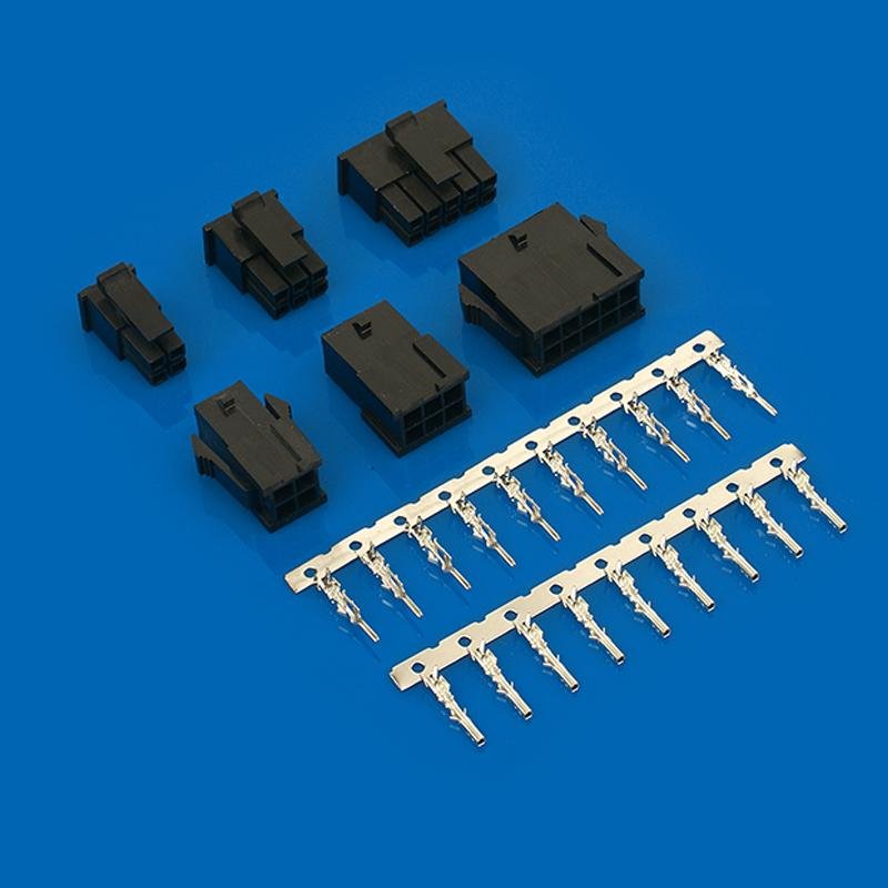 Equivalent connector for MOLEX 2 4 6 8 10 18 20 pin wire to board connector 3