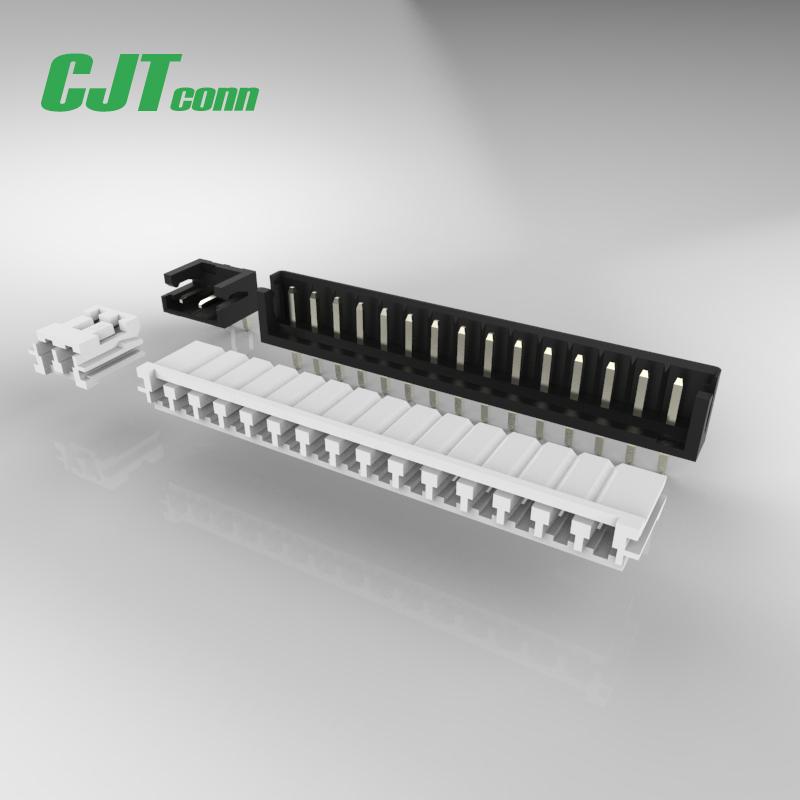 JST電子連接器 EHR-2 EHR-3 膠殼2.5mm間距 直插連接器接插件
