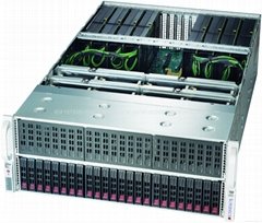 超微8路GPU服务器SYS-4028GR-TR 4U服务器准系统 E5V3V4 24盘位