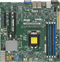 Supermicro/超微X11SSH-LN4F单路服务器主板