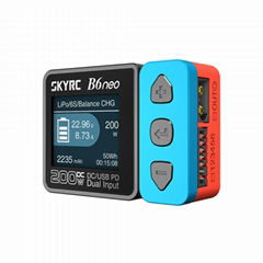 SKYRC B6neo 牛B6智能平衡充电器 DC200W PD80W 电源 电量检测