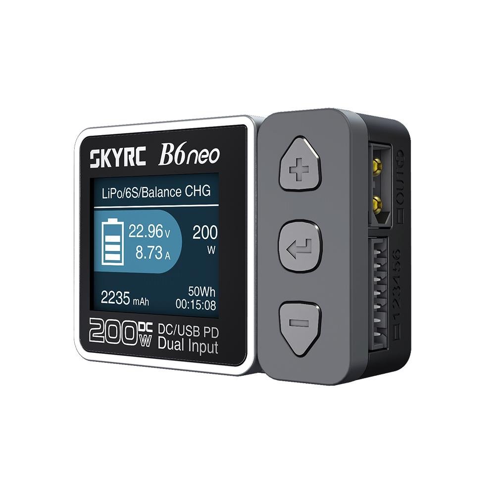 SKYRC B6neo 牛B6智能平衡充電器 DC200W PD80W 電源 電量檢測 2