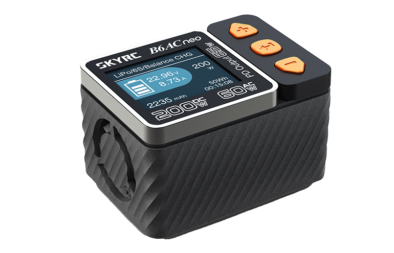 SKYRC B6ACneo 牛B6 DC200W AC60W智能平衡充电器 电源 电量检测