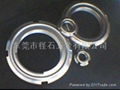 Since the lock locking nut bearing metal 2