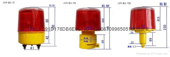 太陽能LED超高亮度高壓線路警示燈 4