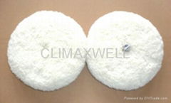 Wool polishing pad