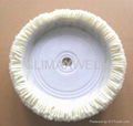 Wool polishing pad